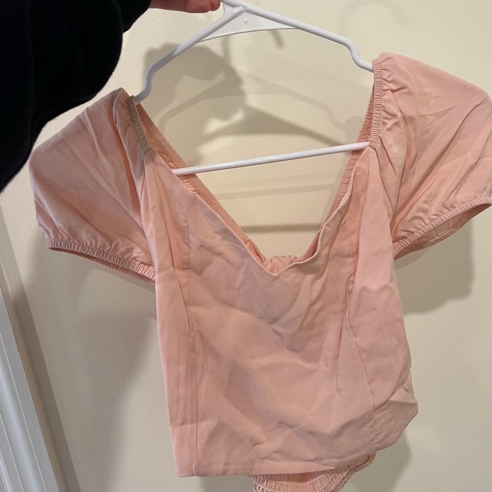 Pink Top with Bow in Back🩰